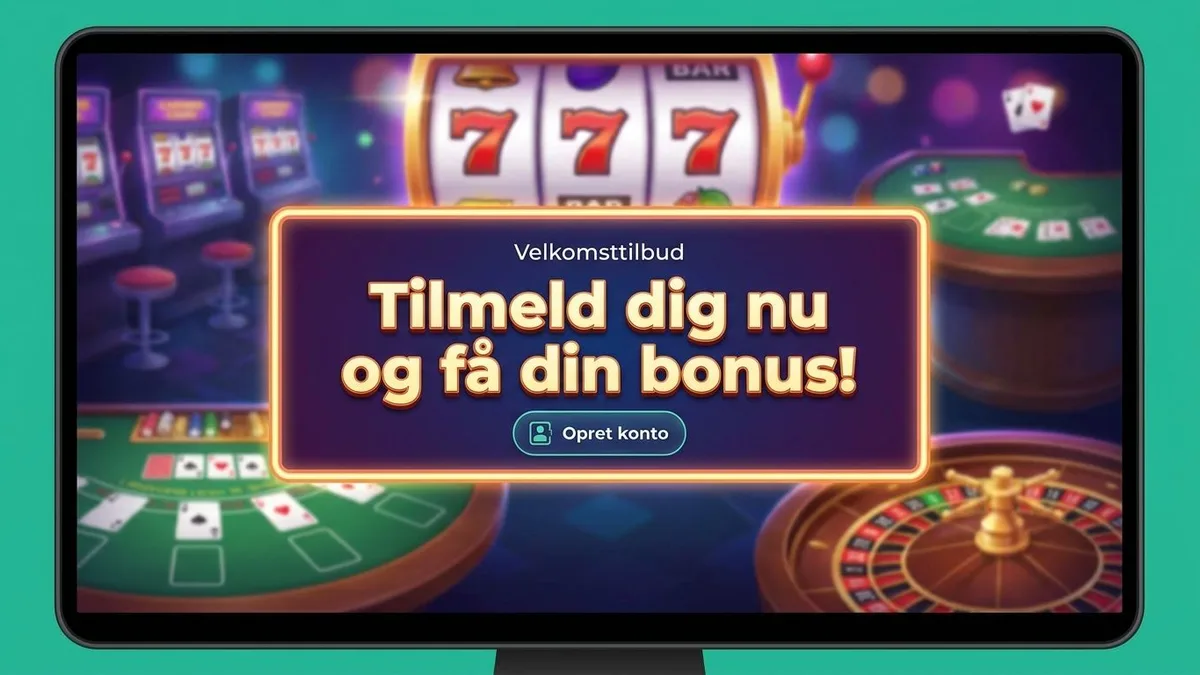 Tilmeld dig med bonus